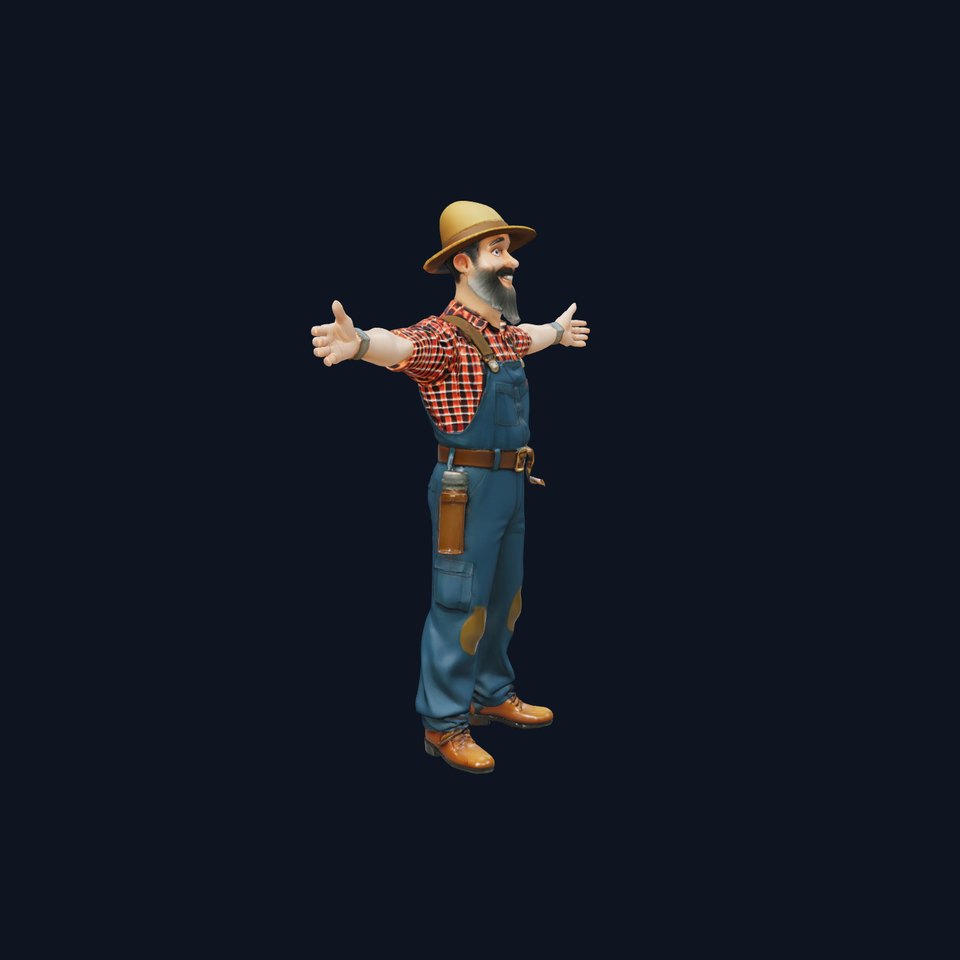 Farmer Character model pack