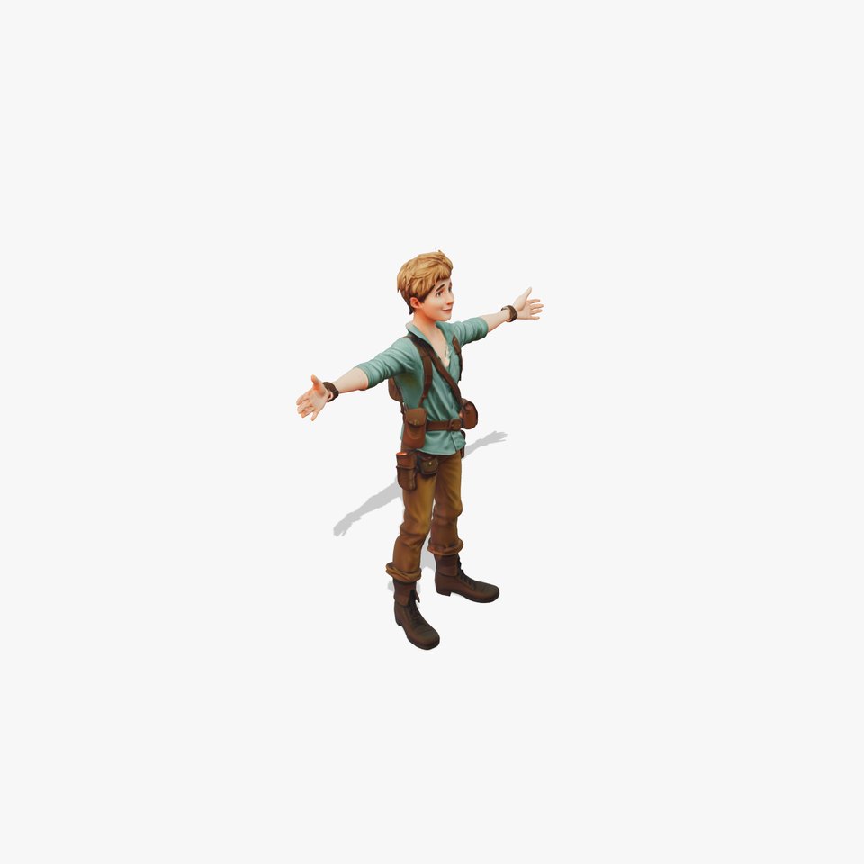 Adventurous Explorer Character model pack