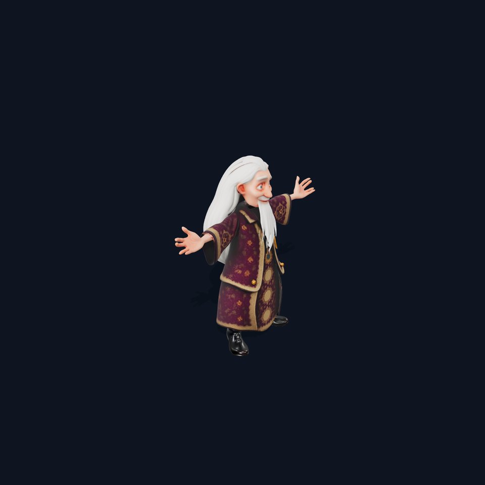 Wise Wizard Character model pack