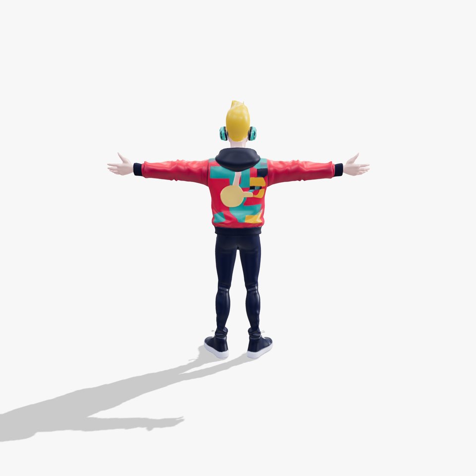 Colorful Gamer Attire model pack