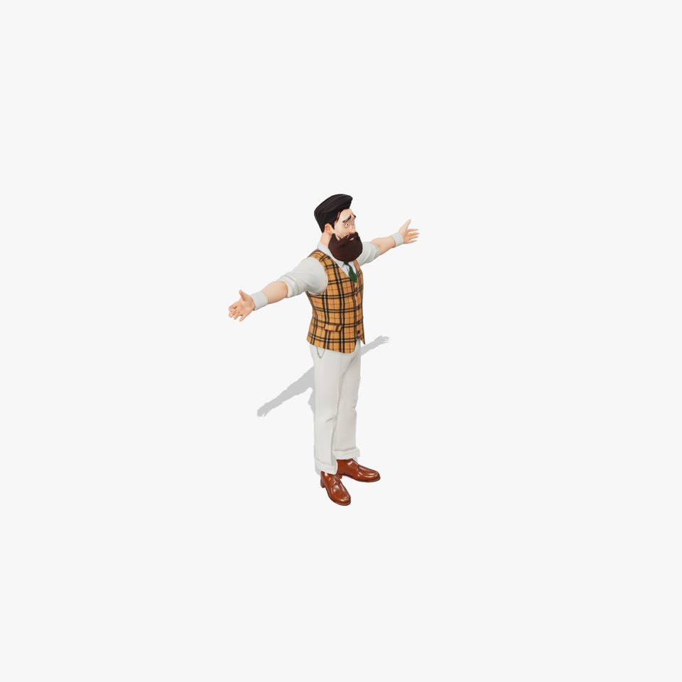 Vintage Gentleman Character model pack