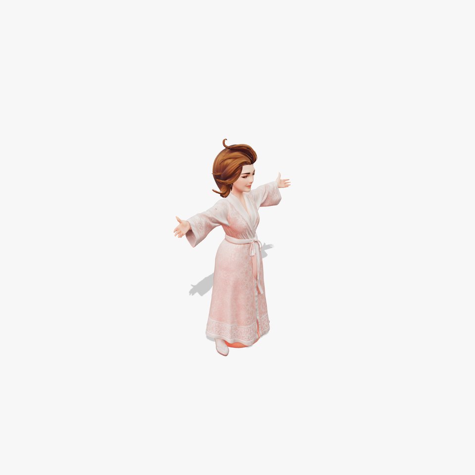 Elegant Robe Character model pack