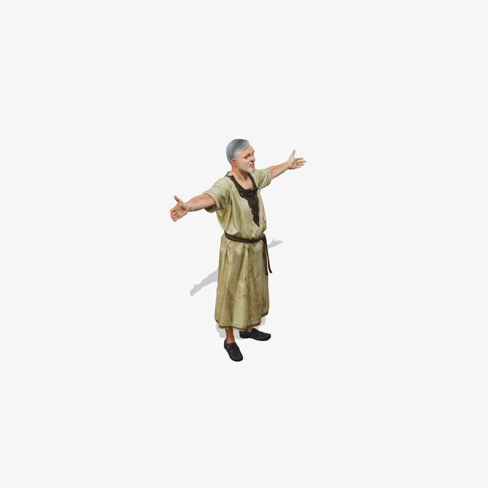Elegant Robe Figure model pack