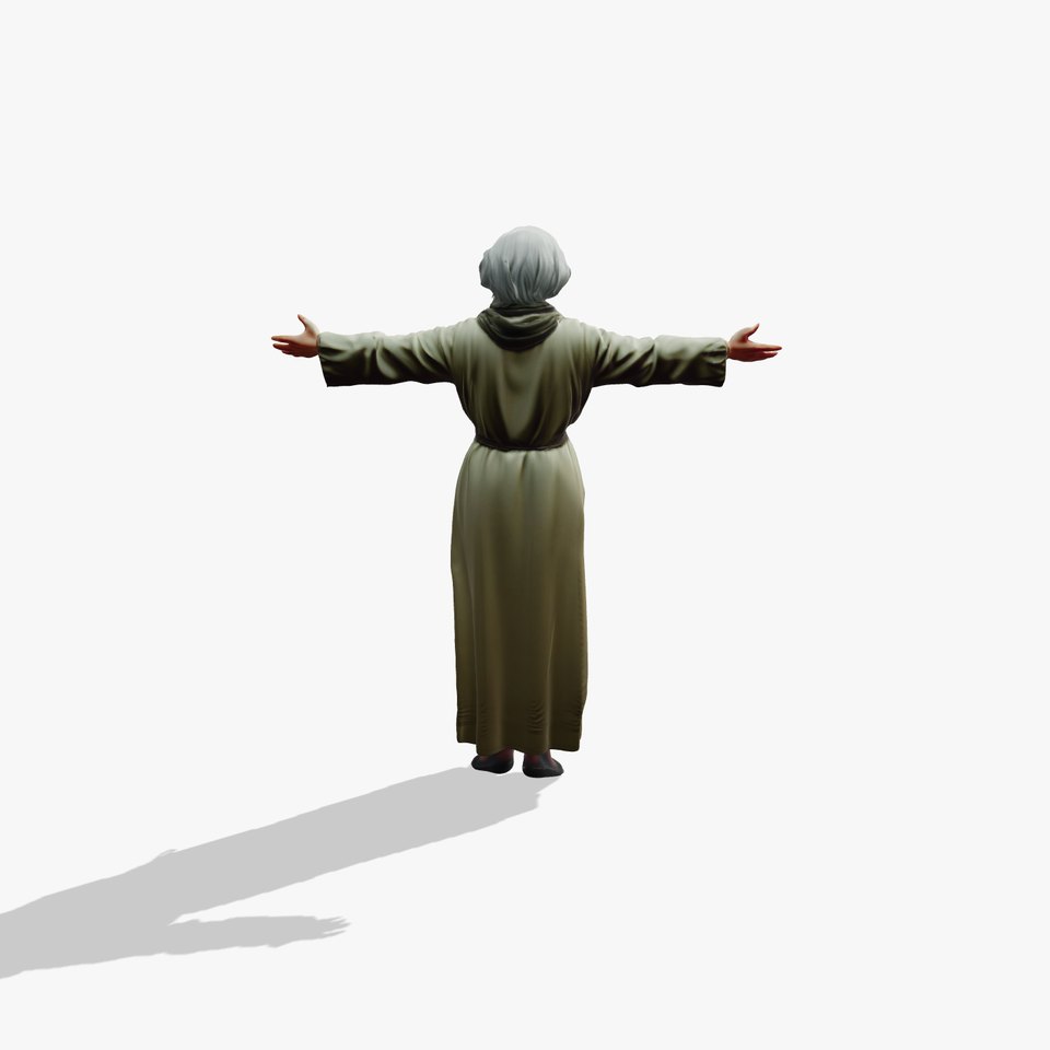 Elderly Sage Character model pack