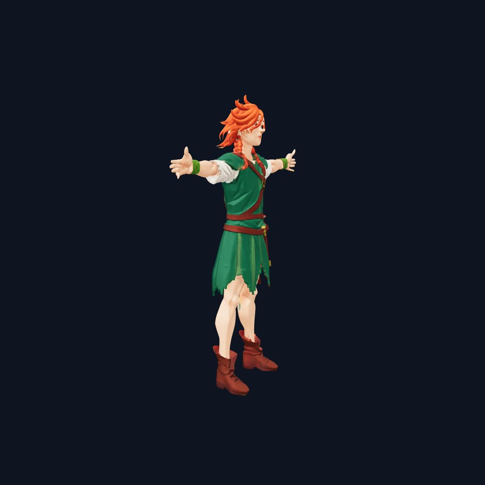 Forest Adventurer Character model pack
