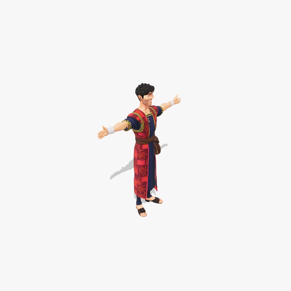 Animated Merchant Character model pack