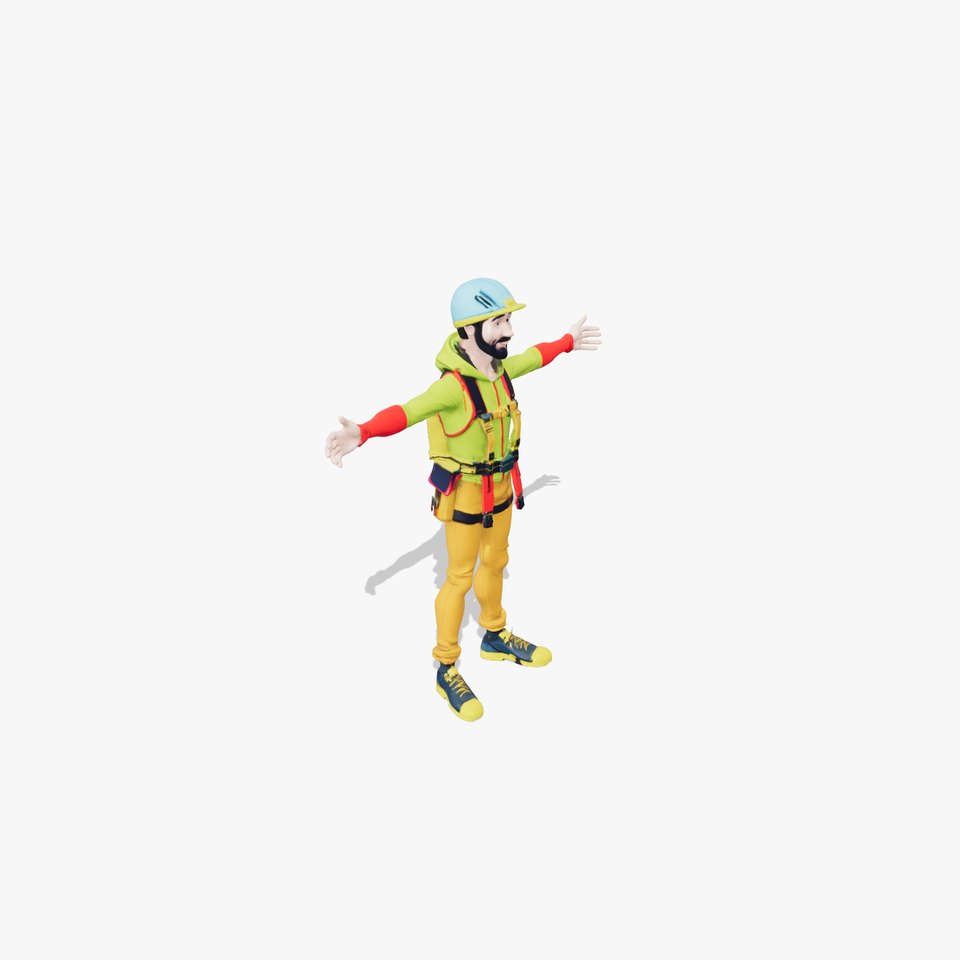 Adventurous Climber Character model pack