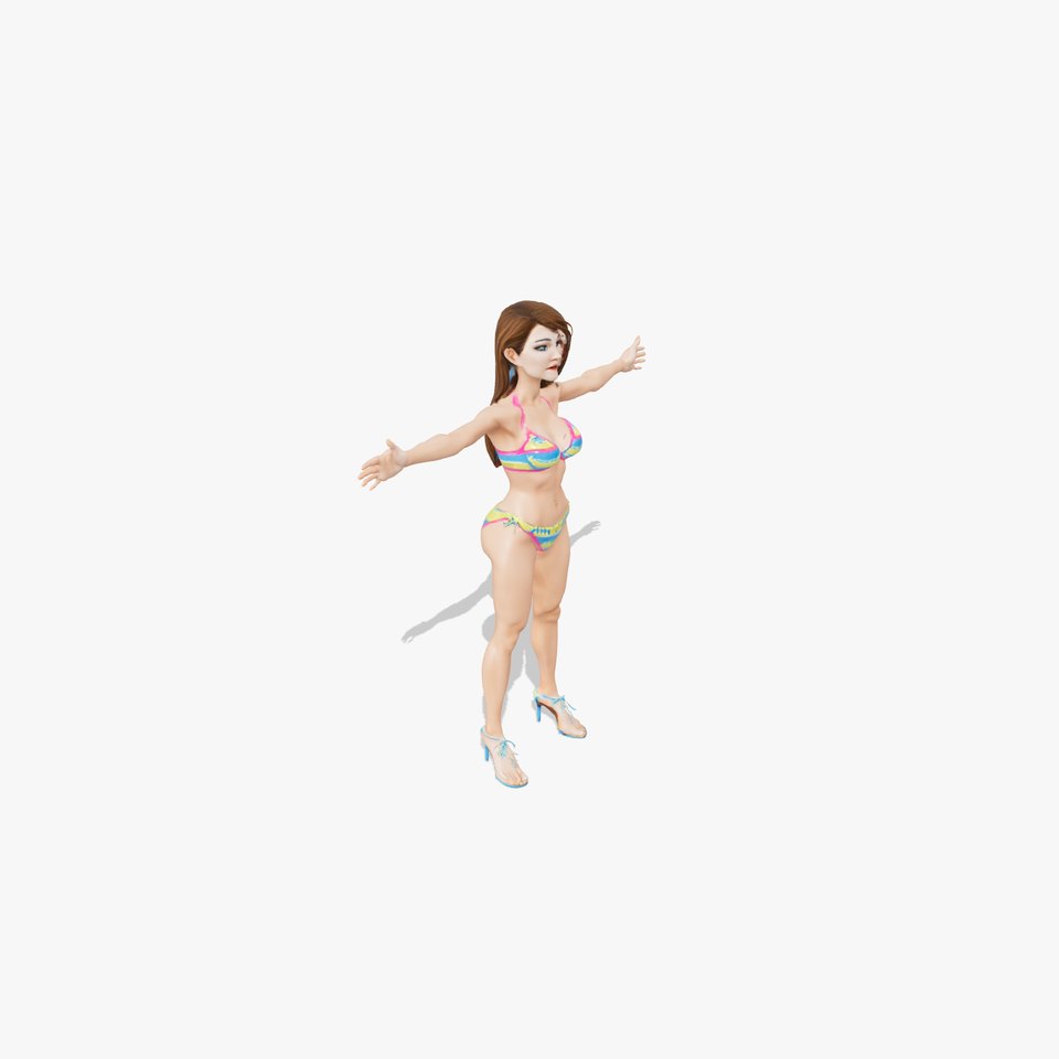 Colorful Bikini Model Pack