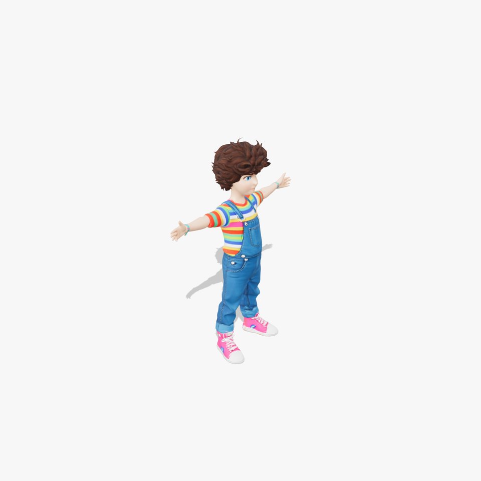 Colorful Child Character model pack