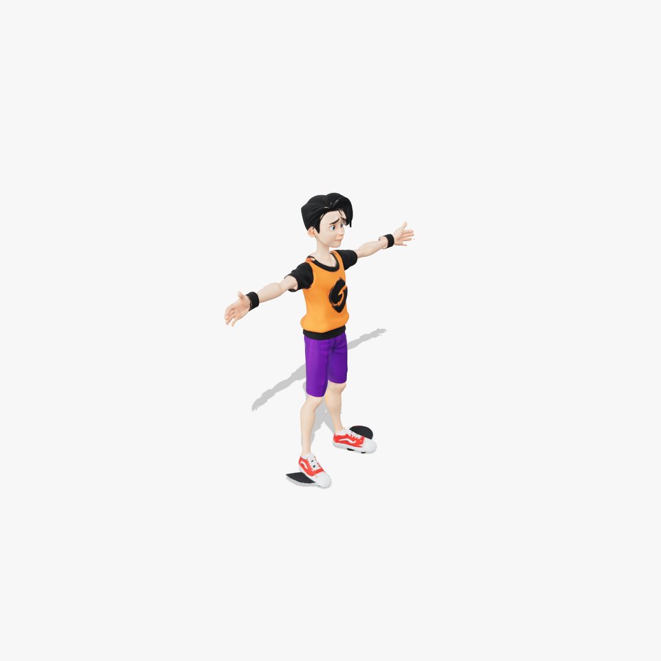Skater Boy Character model pack
