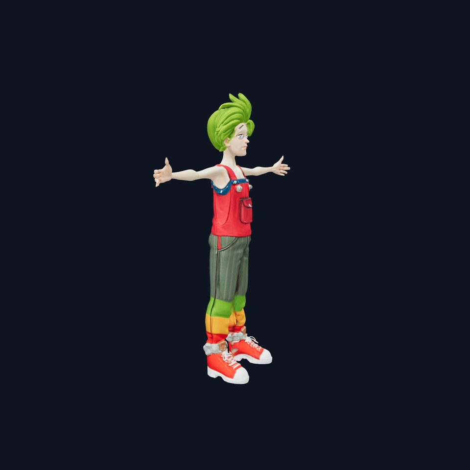 Colorful Cartoon Character model pack