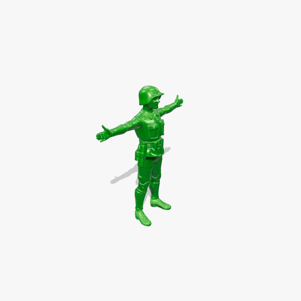 Classic Green Soldier model pack
