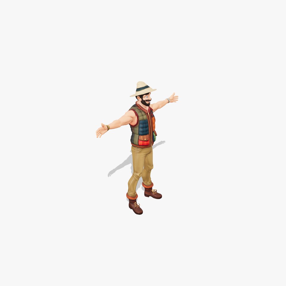 Cheerful Explorer model pack