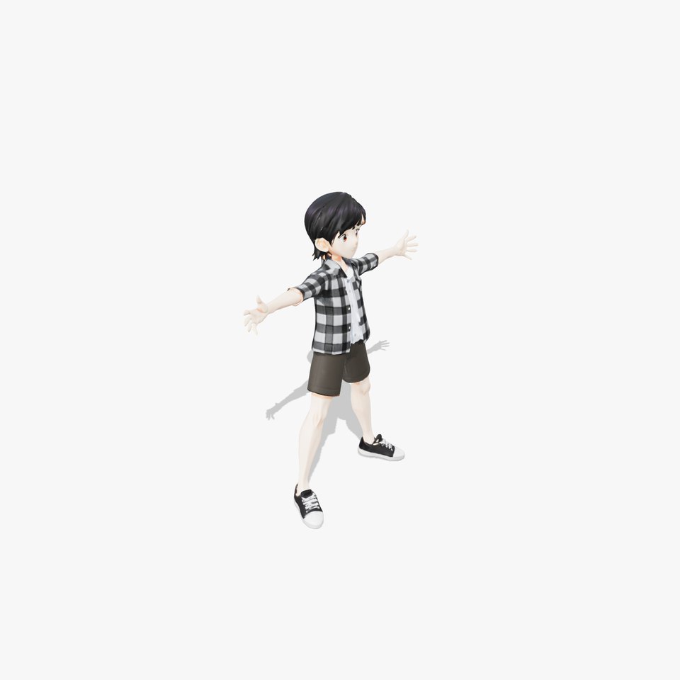 Animated Youth Character model pack