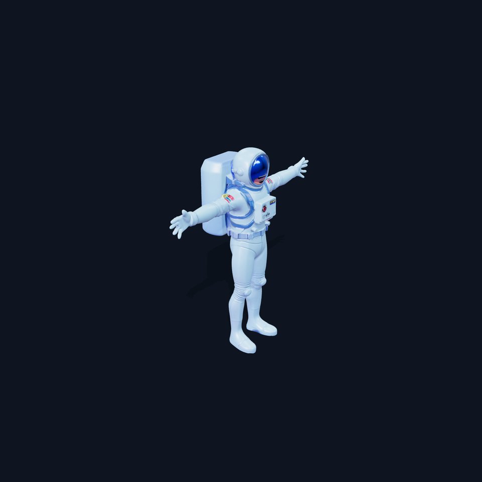 Stylish Astronaut Suit model pack