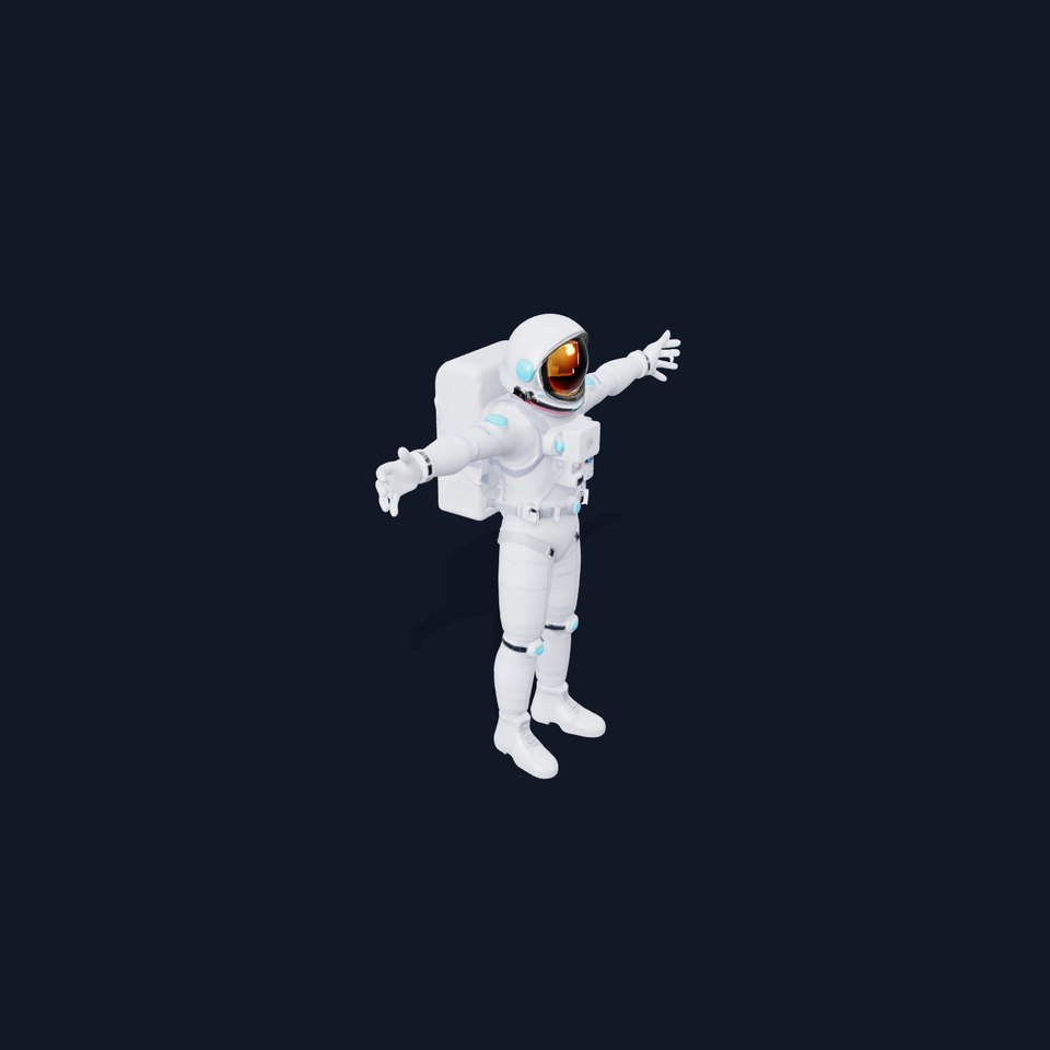 White Space Suit model pack