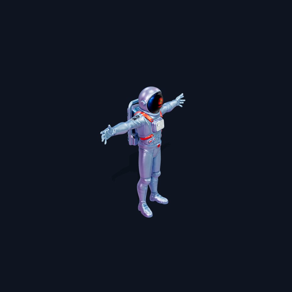 Galactic Astronaut Suit model pack