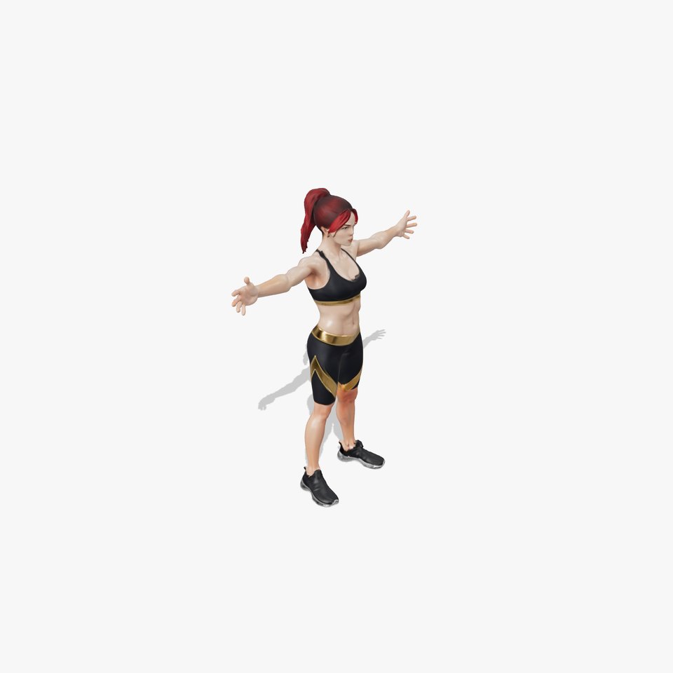 Athletic Female Athlete model pack