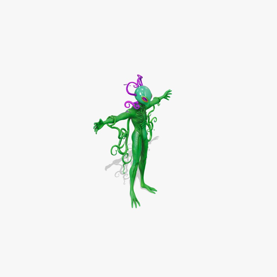 Mystic Tentacle Creature model pack