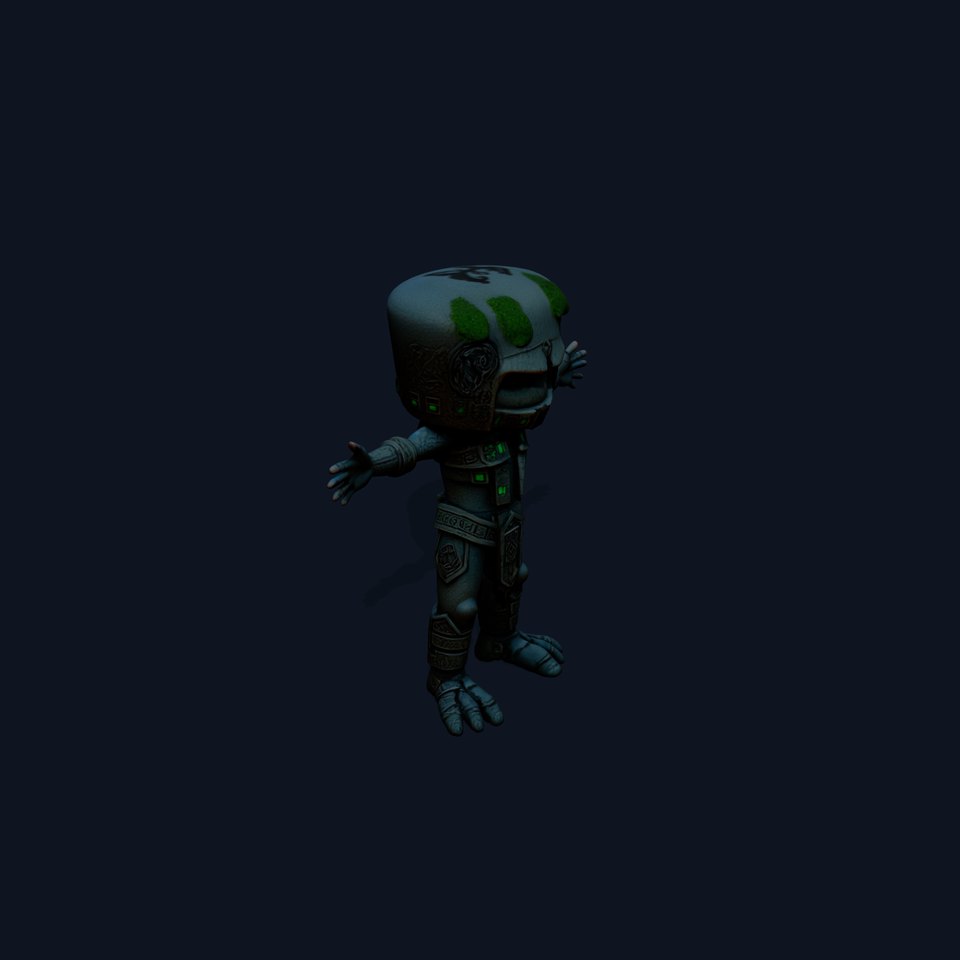 Ancient Stone Guardian model pack