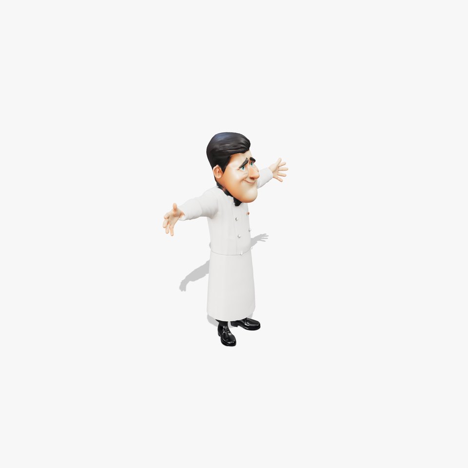Charming Chef Character model pack