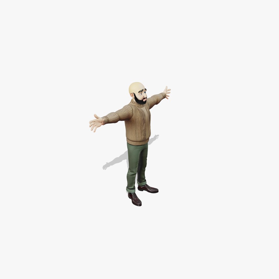 Cozy Sweater Character model pack