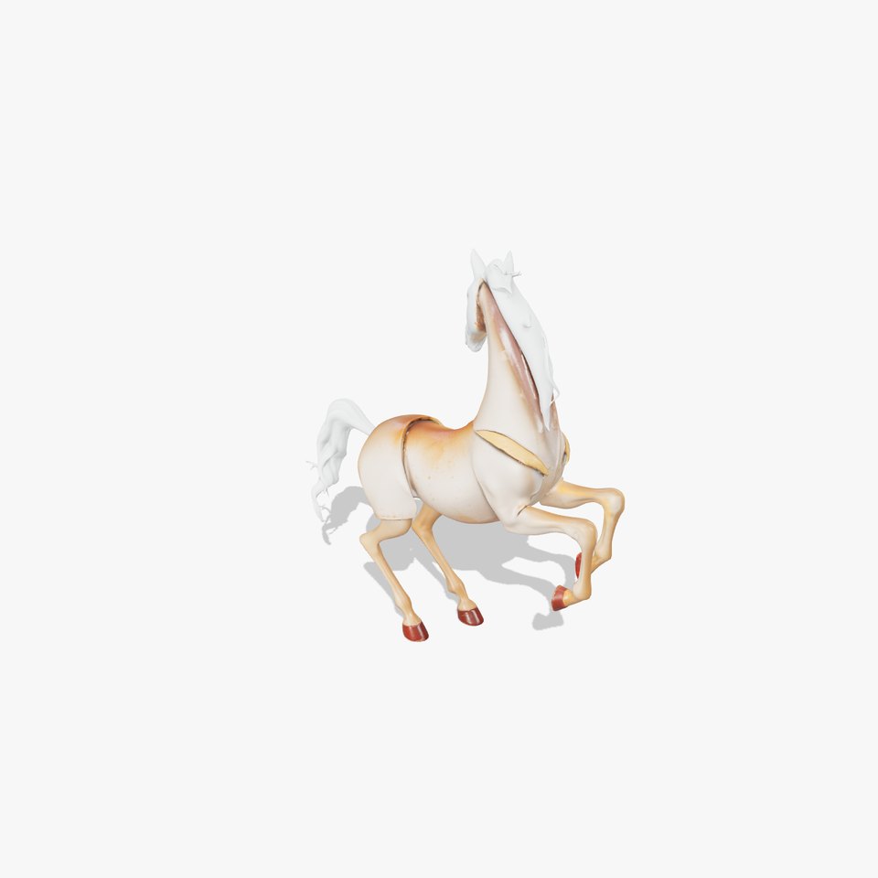 Elegant Bronze Horse model pack