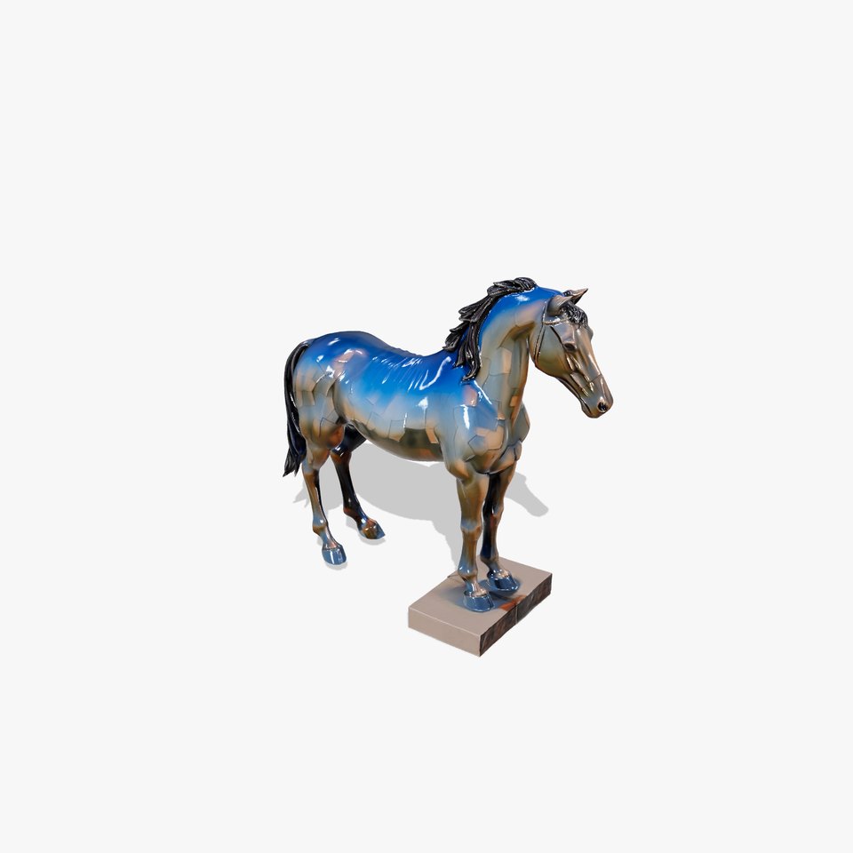 Majestic Bronze Horse model pack