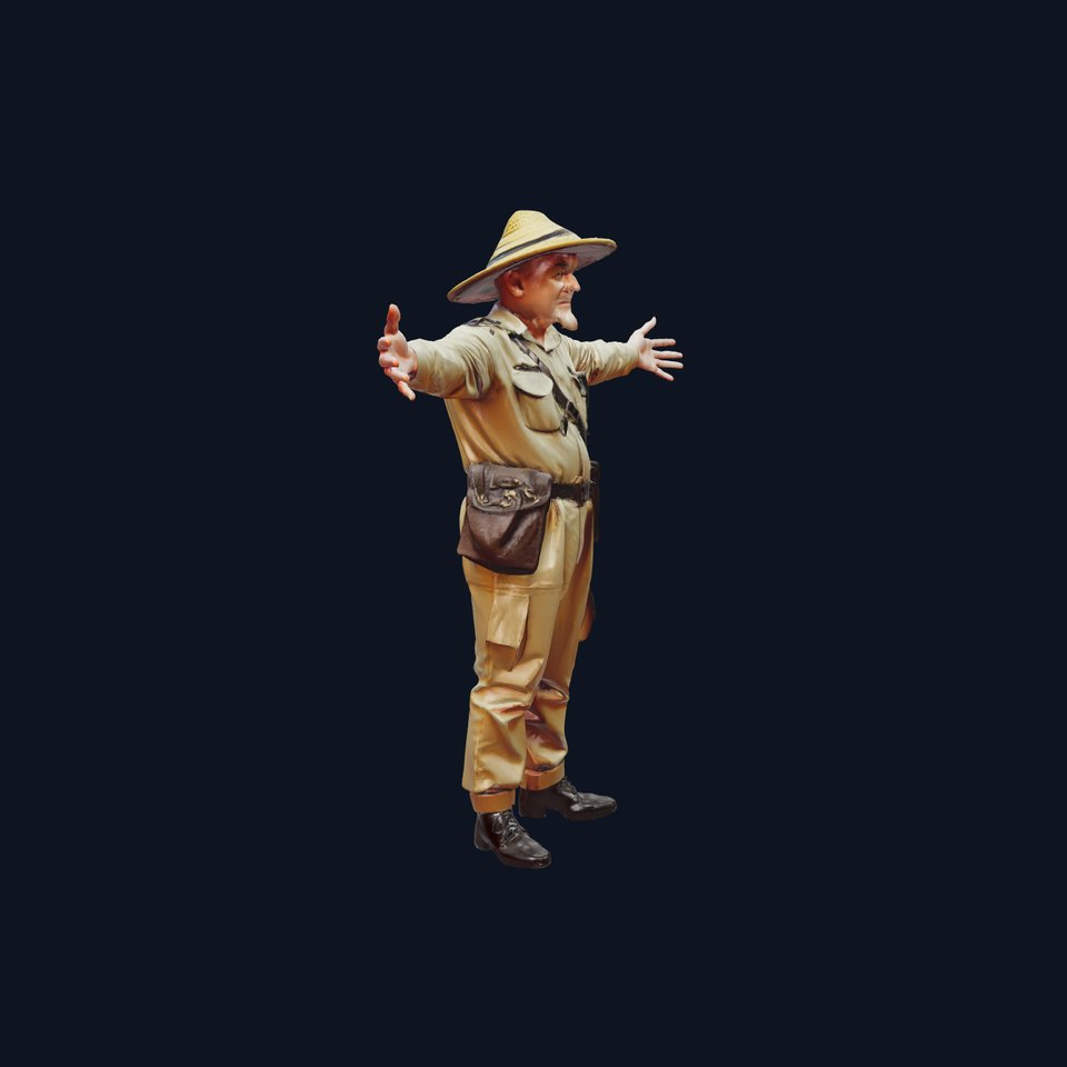 Explorer Outfit Khaki model pack