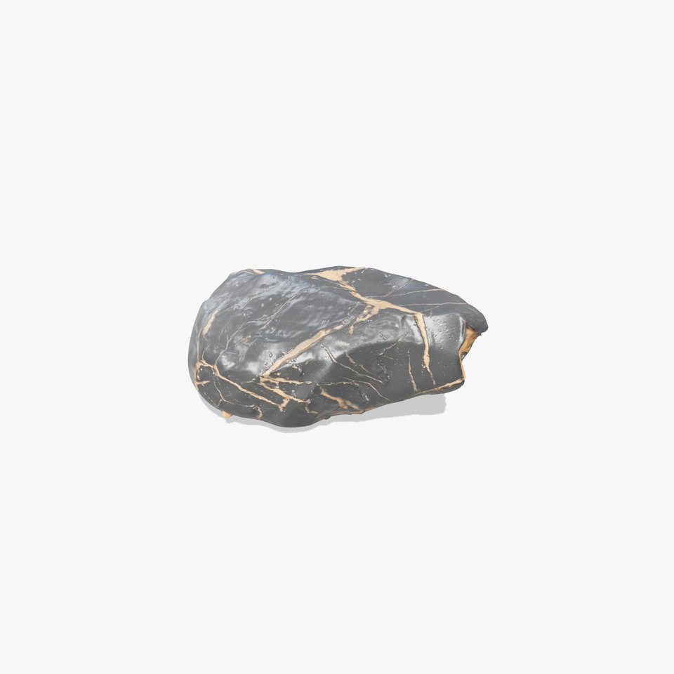 Black Marble Rock model pack