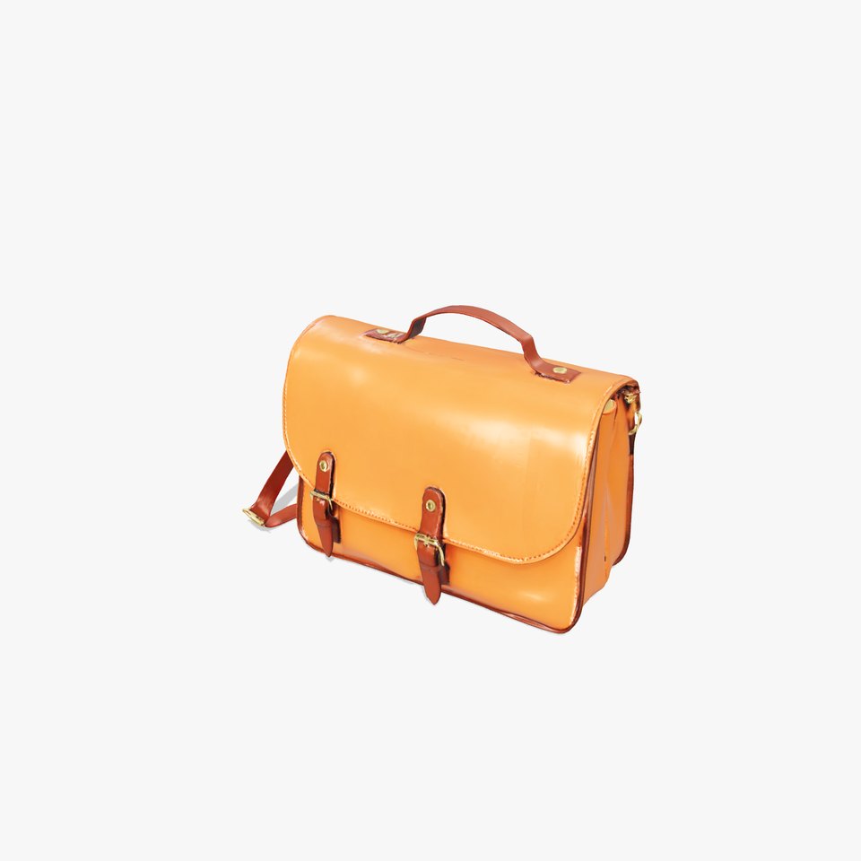 Elegant Leather Satchel model pack