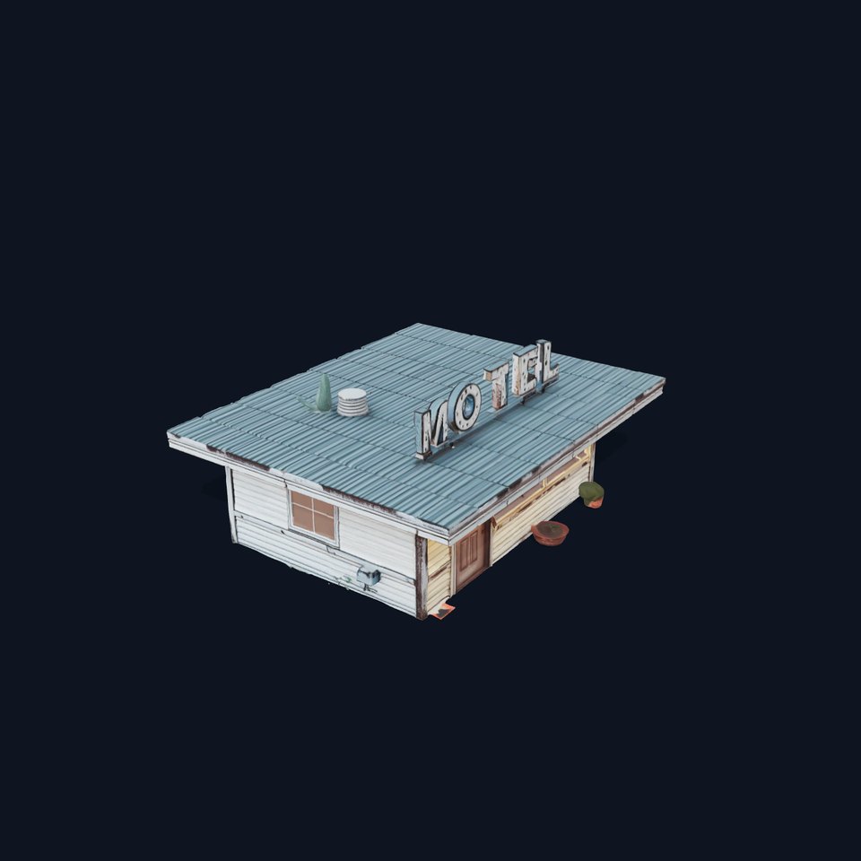 Retro Motel model pack