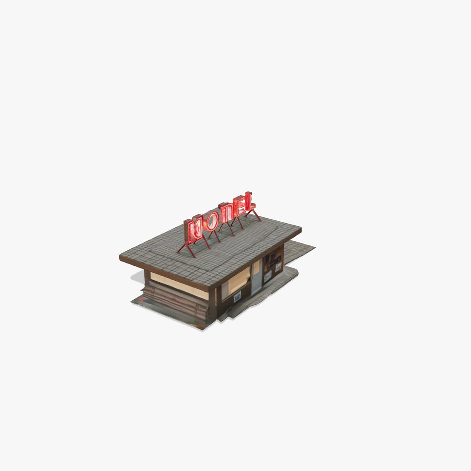 Retro Neon Motel model pack