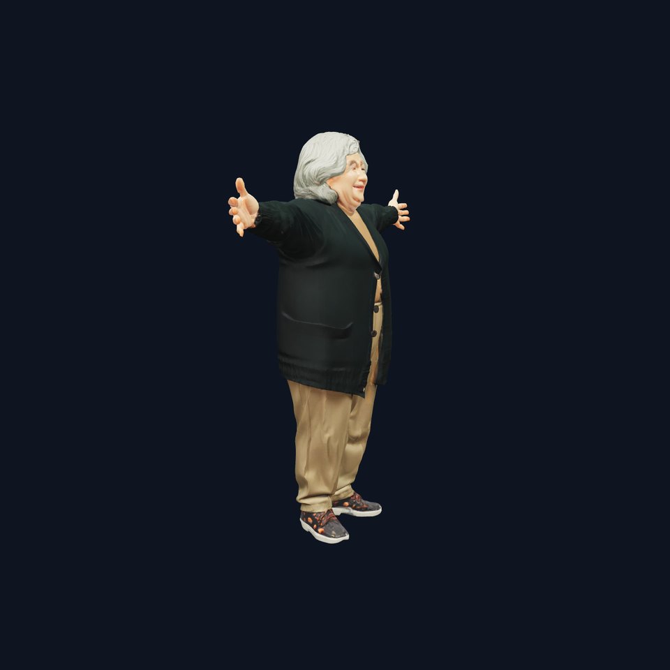 Friendly Senior Character model pack